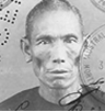 E7521919.Leung Loong was born in Canton in 1859 and arrived in Australia as a twenty-year old. He spent 20 years working in Pine Creek and a further 9 years in nearby Boomleera. He lived in Darwin for nine years and in 1907 returned to China for a two year spell. He worked as a miner, engine driver and carpenter. He went back again late 1919 and returned two years via Thursday Island.
